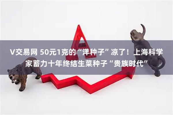 V交易网 50元1克的“洋种子”凉了！上海科学家蓄力十年终结生菜种子“贵族时代”